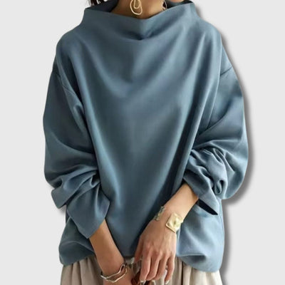 Lisa - Haut décontracté à col montant