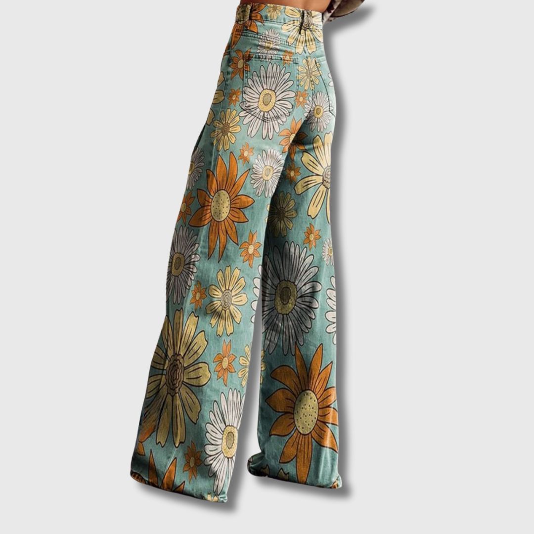 Wilma - Pantalon Vintage à Jambes Larges – Édition Limitée