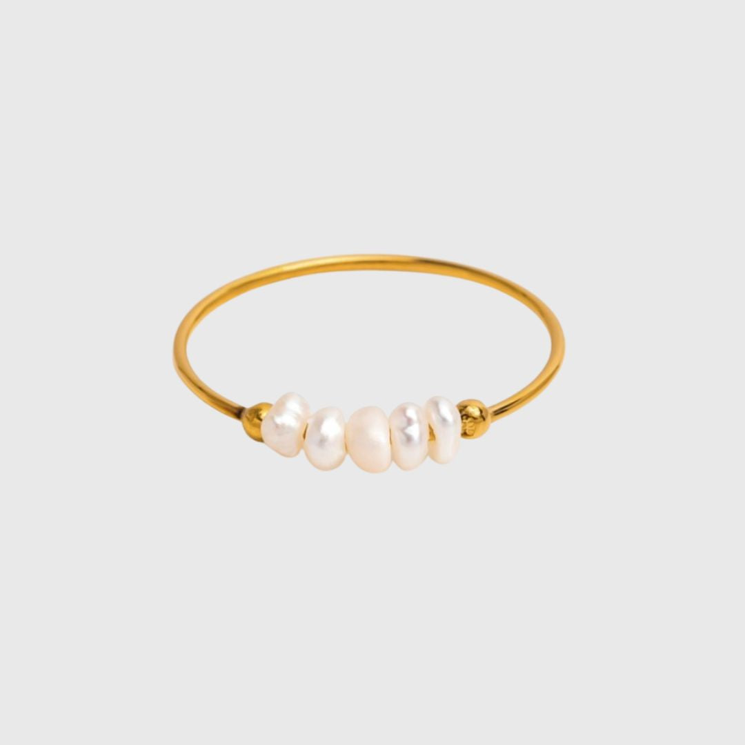 Grace - Bague en perles d'eau douce