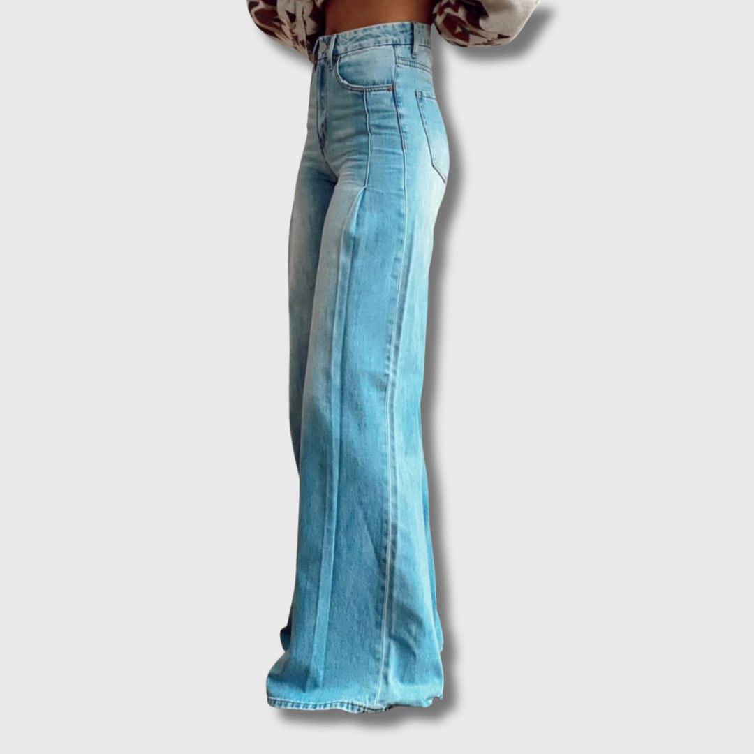 Edith - Pantalon Casual à Jambes Larges | Édition Limitée