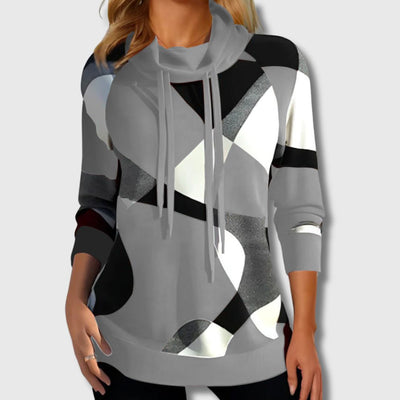 Clara – Pull à Capuche Colorblock