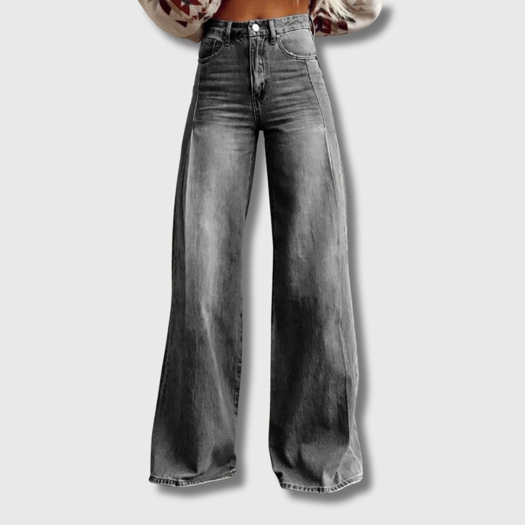 Edith - Pantalon Casual à Jambes Larges | Édition Limitée