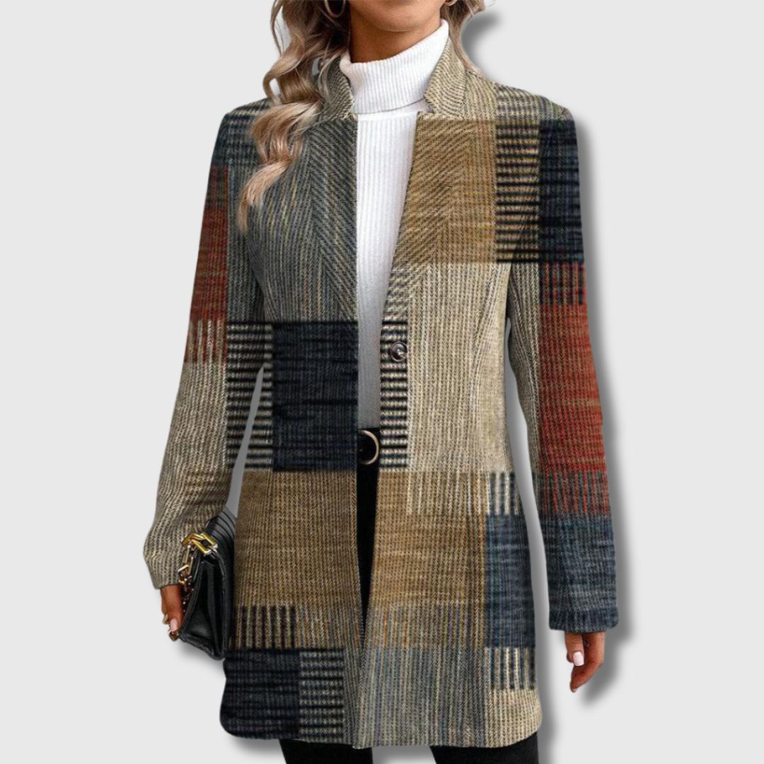 Eloise - Manteau à Carreaux Héritage