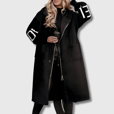 PEGGY - Veste en Tricot et Capuche