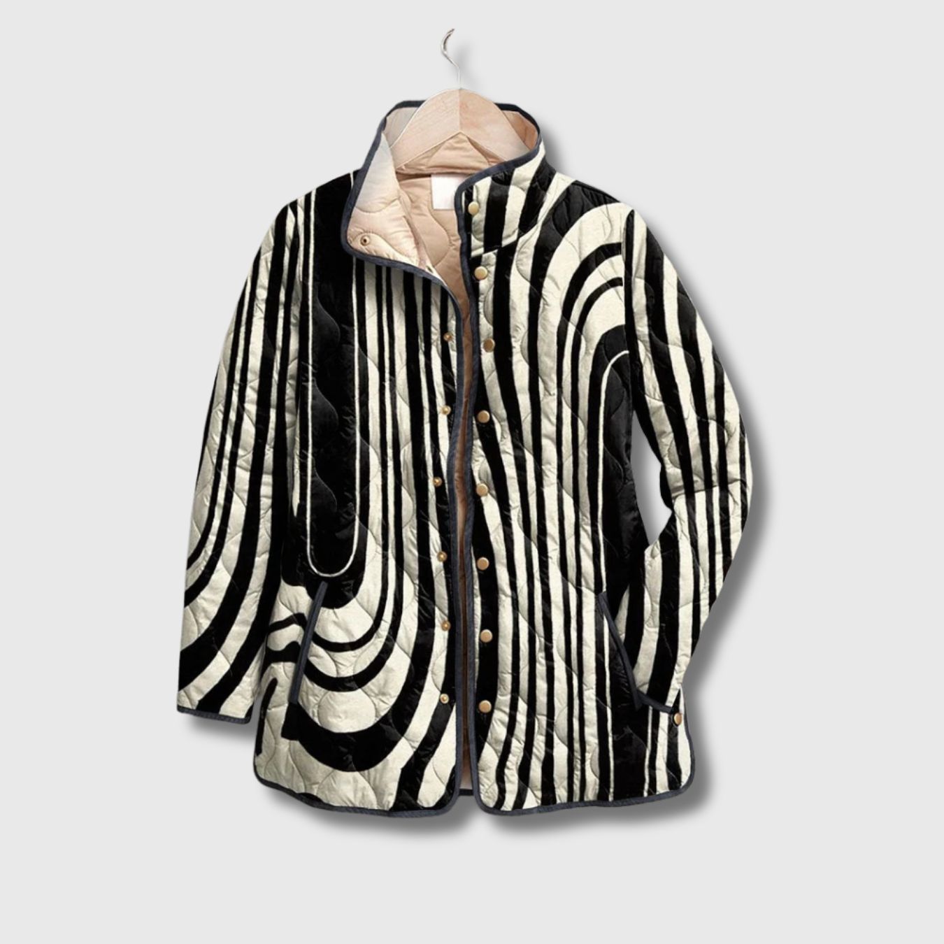 Marcelline - Veste Matelassée Géométrique