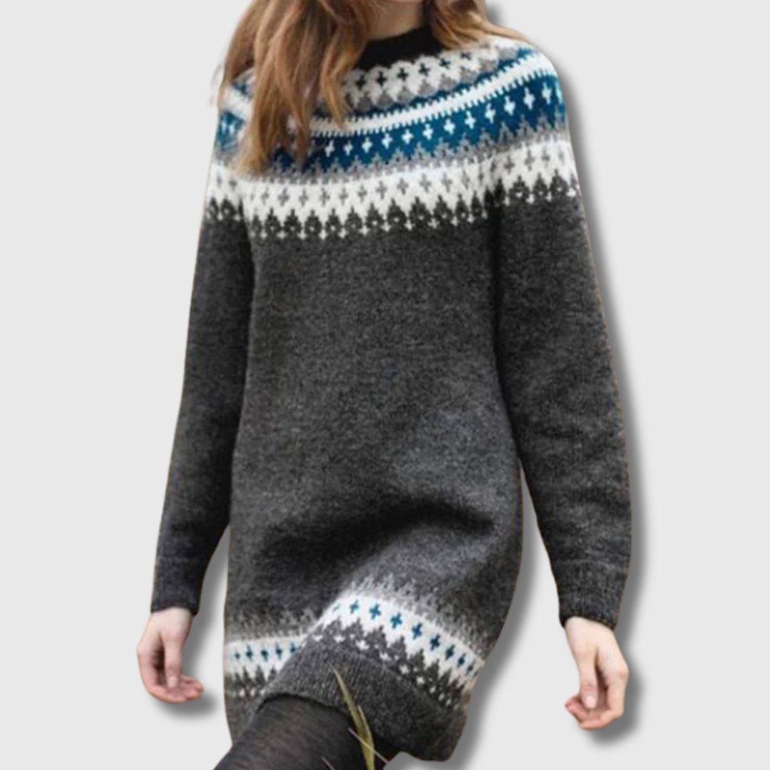 Lara - Pull Femme Imprimé à Manches Longues | Édition Limitée