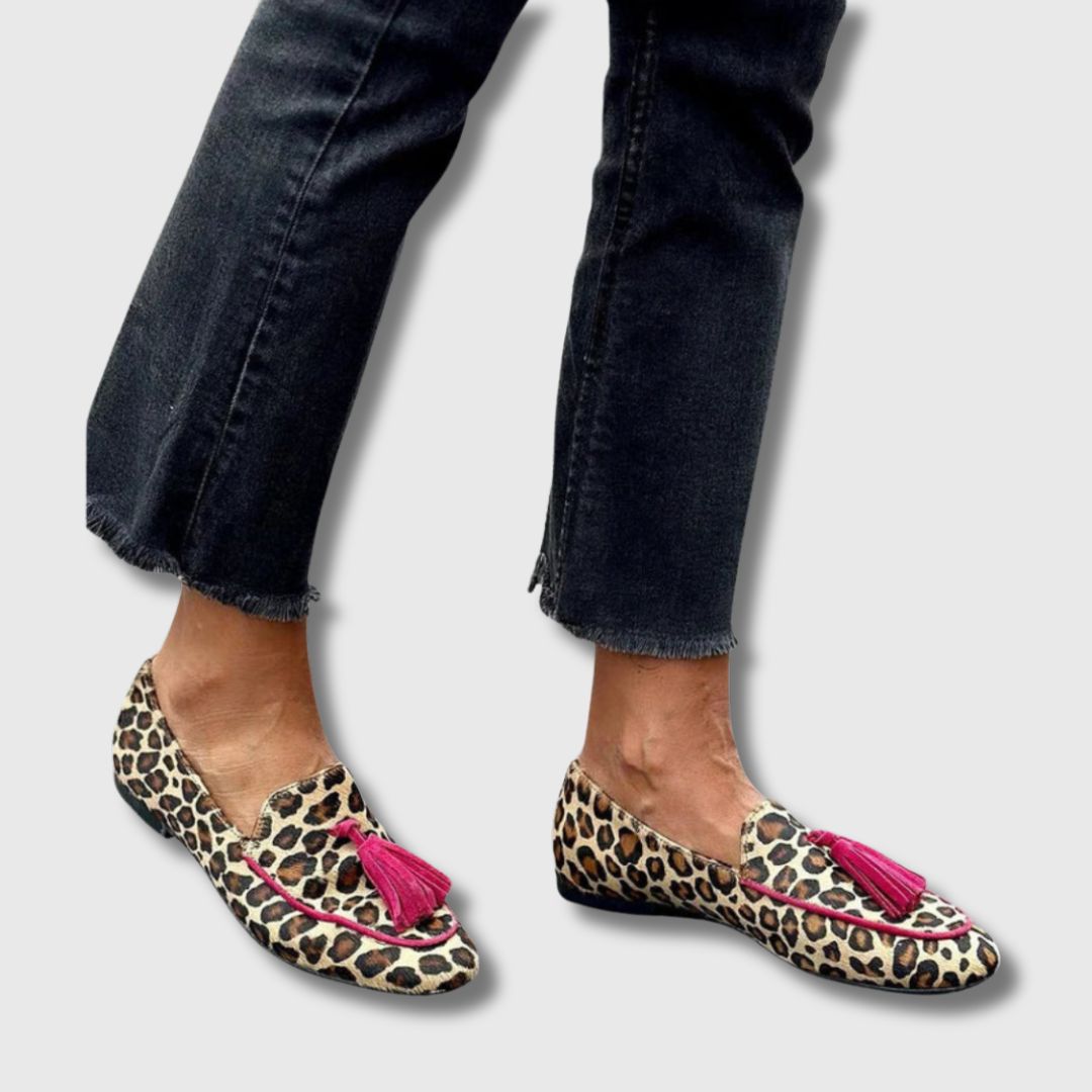 Mila - Pantoufles avec Détails à Franges