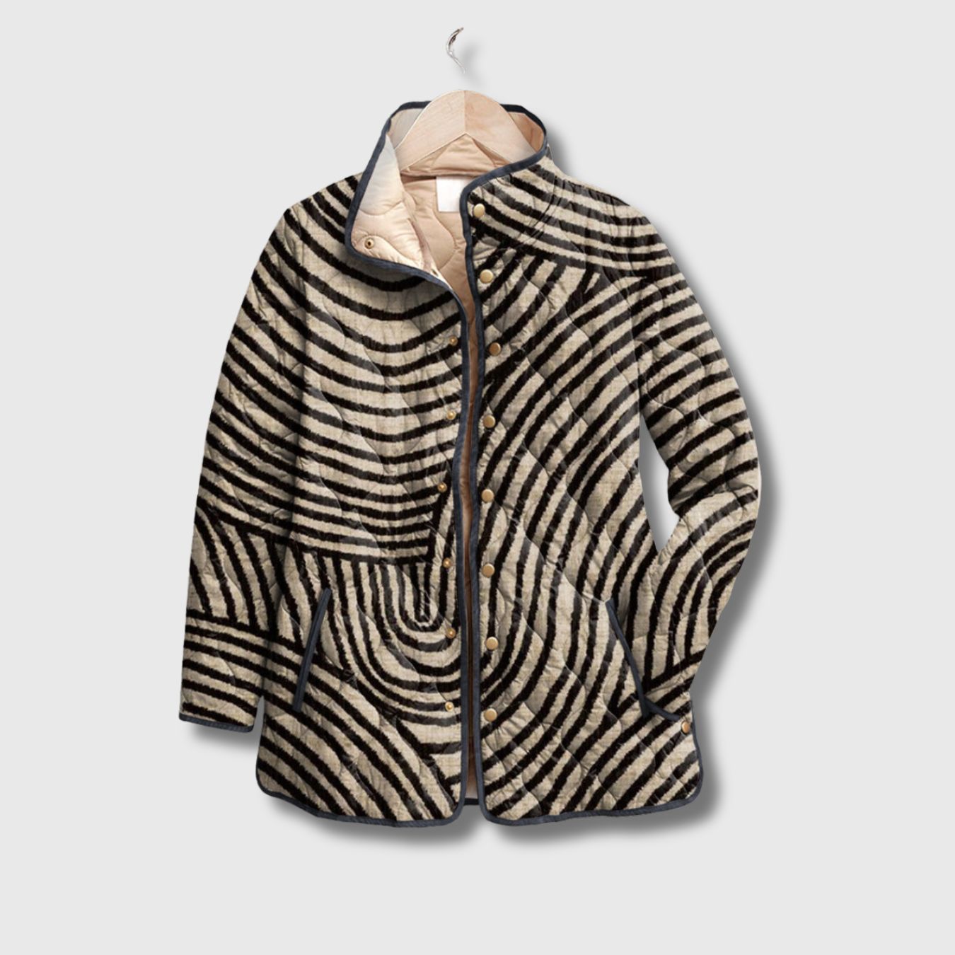 Vionne - Veste Matelassée Rétro