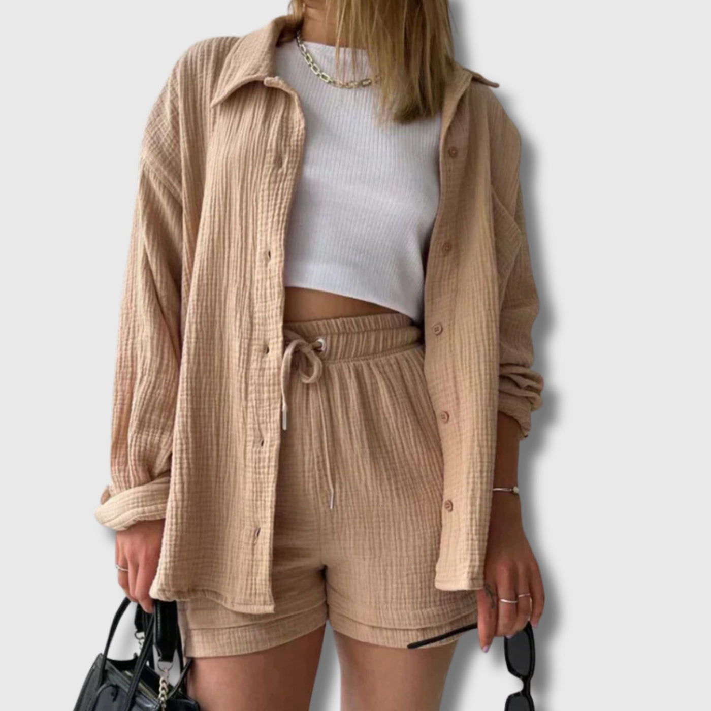 Linn™ | Ensemble Décontracté Assorti pour Femme