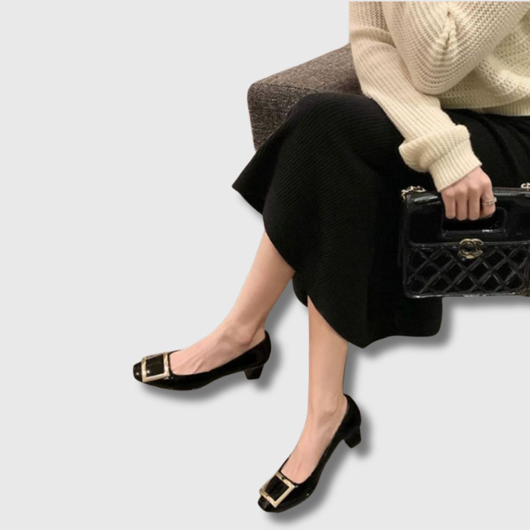 Teona™ | Sandales pour Femme à bout carré et talon moyen