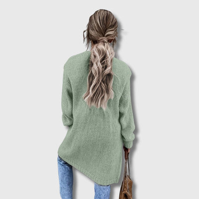 Gaëlle - Cardigan Long Élégant pour Femme