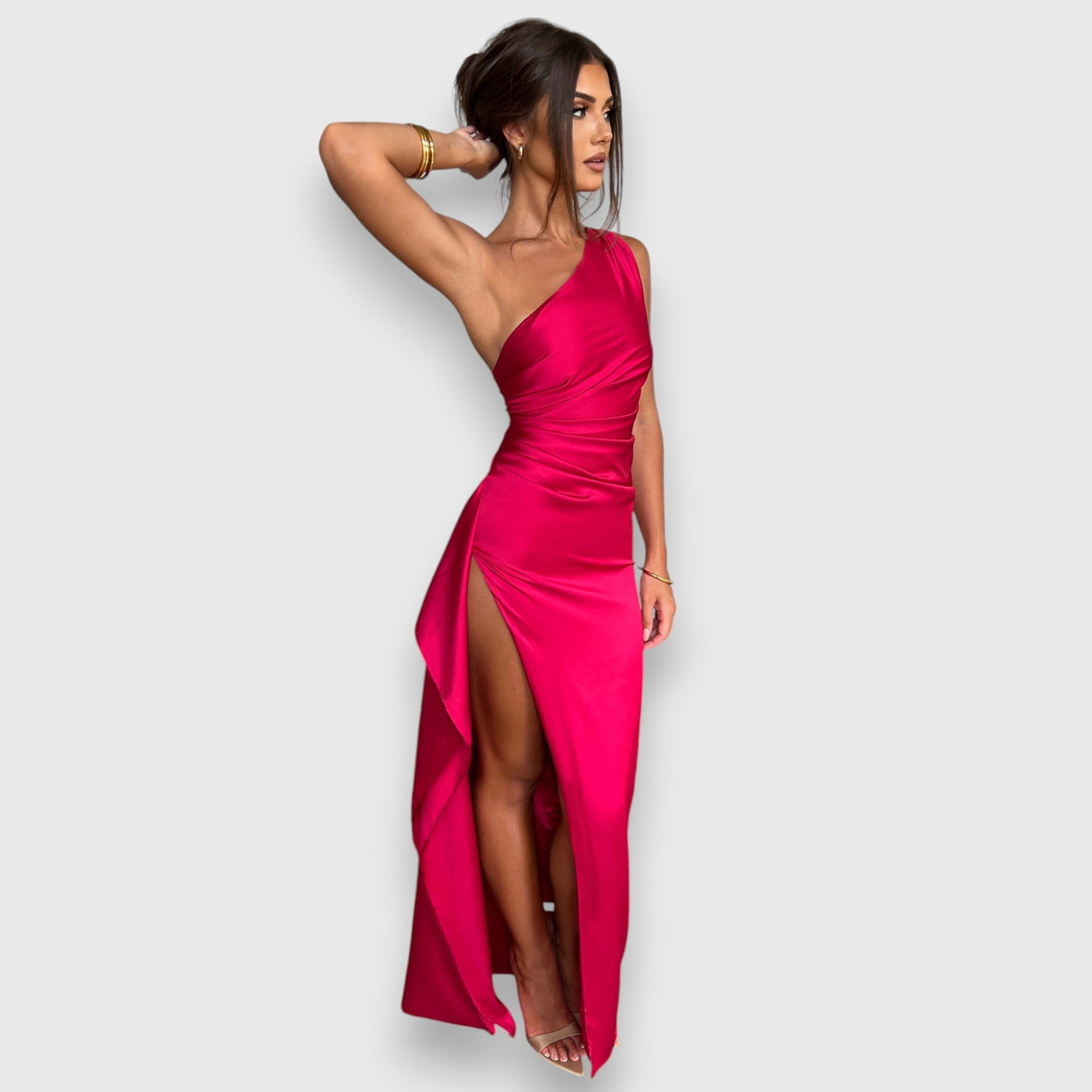 Sienna – Robe Maxi à Épaule Dénudée