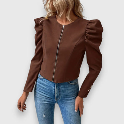 Léa – Veste à manches bouffantes pour femme