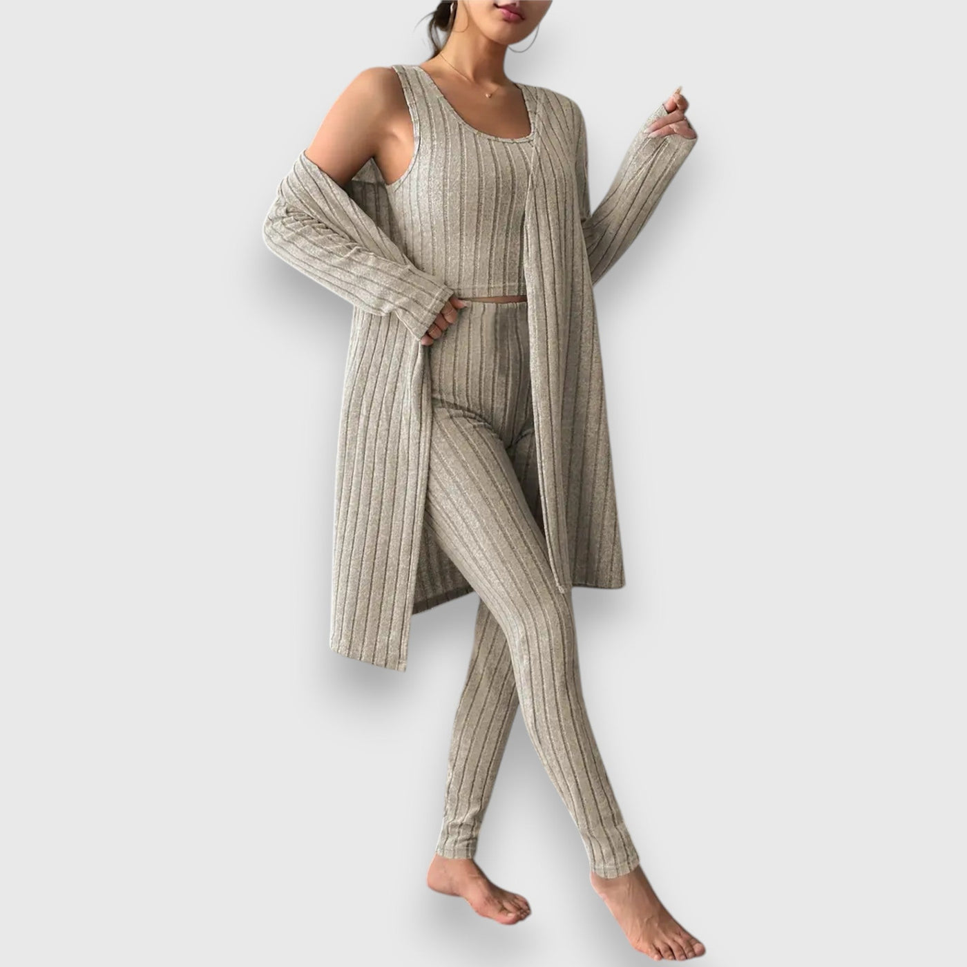 Gabriela – Ensemble de tricot 3 pièces