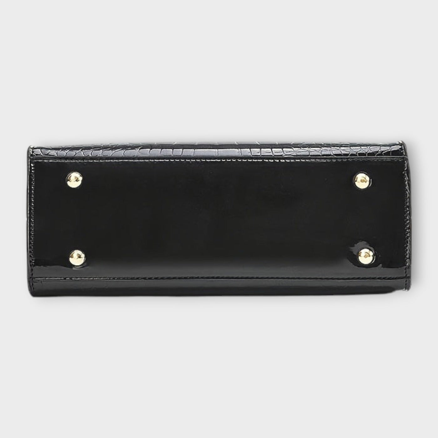 Chic - Sac à main en cuir crocodile éclatant