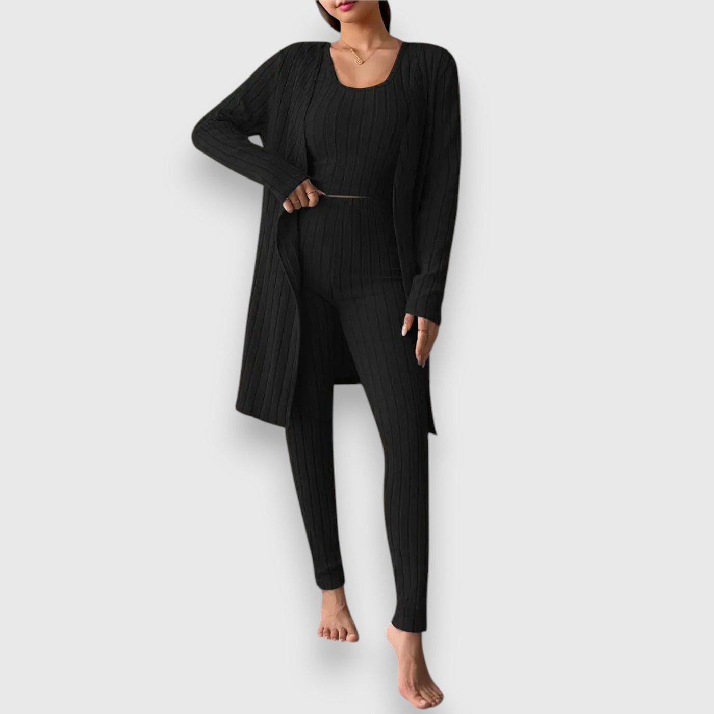 Gabriela – Ensemble de tricot 3 pièces