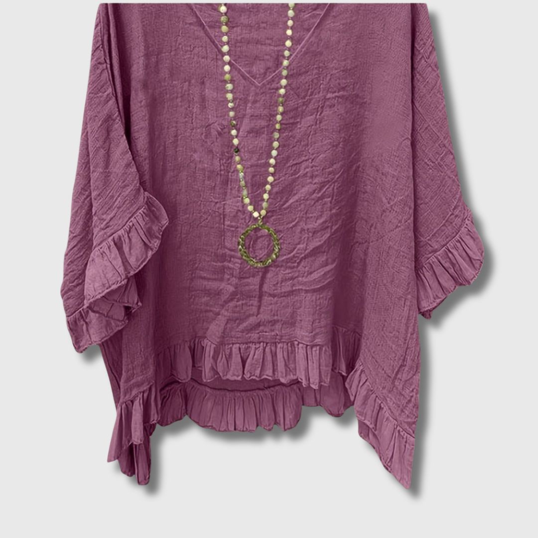 Blouse Asymétrique Légèreté Limitée pour Femme