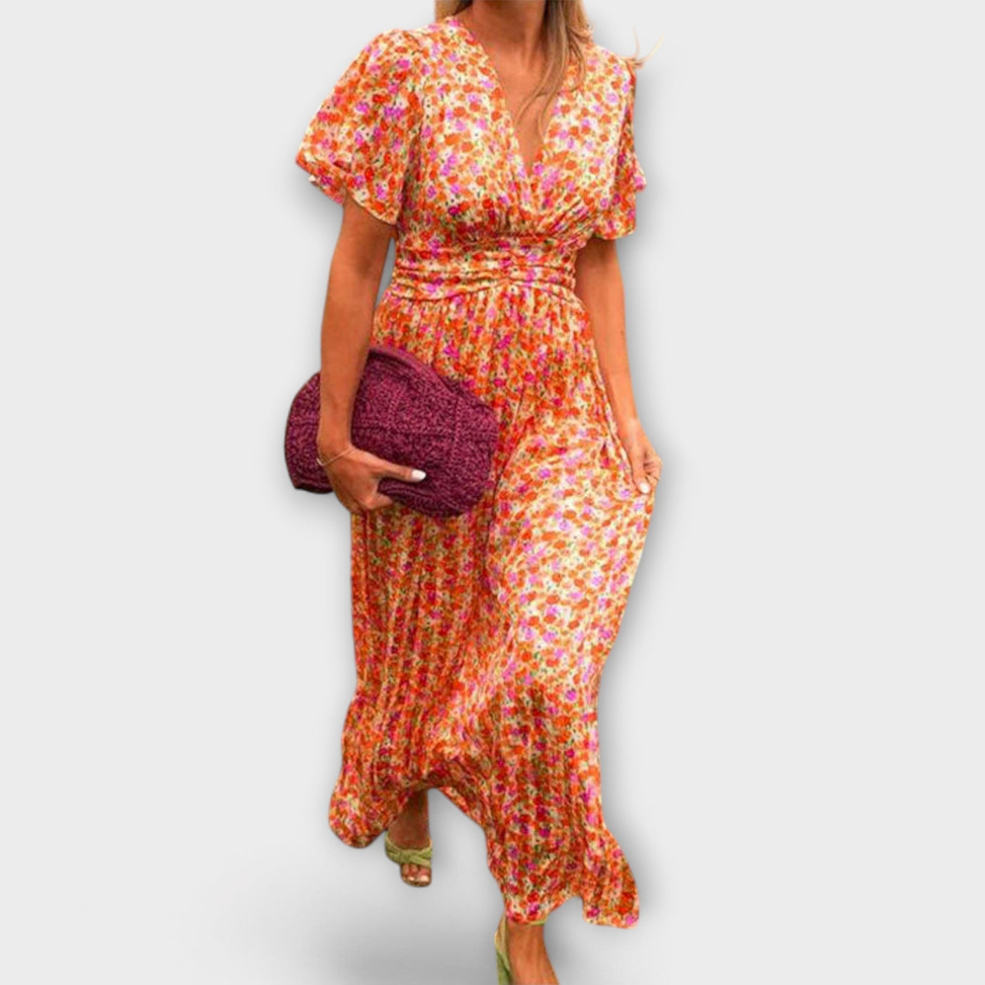 Elsie - Robe Classique à Col V