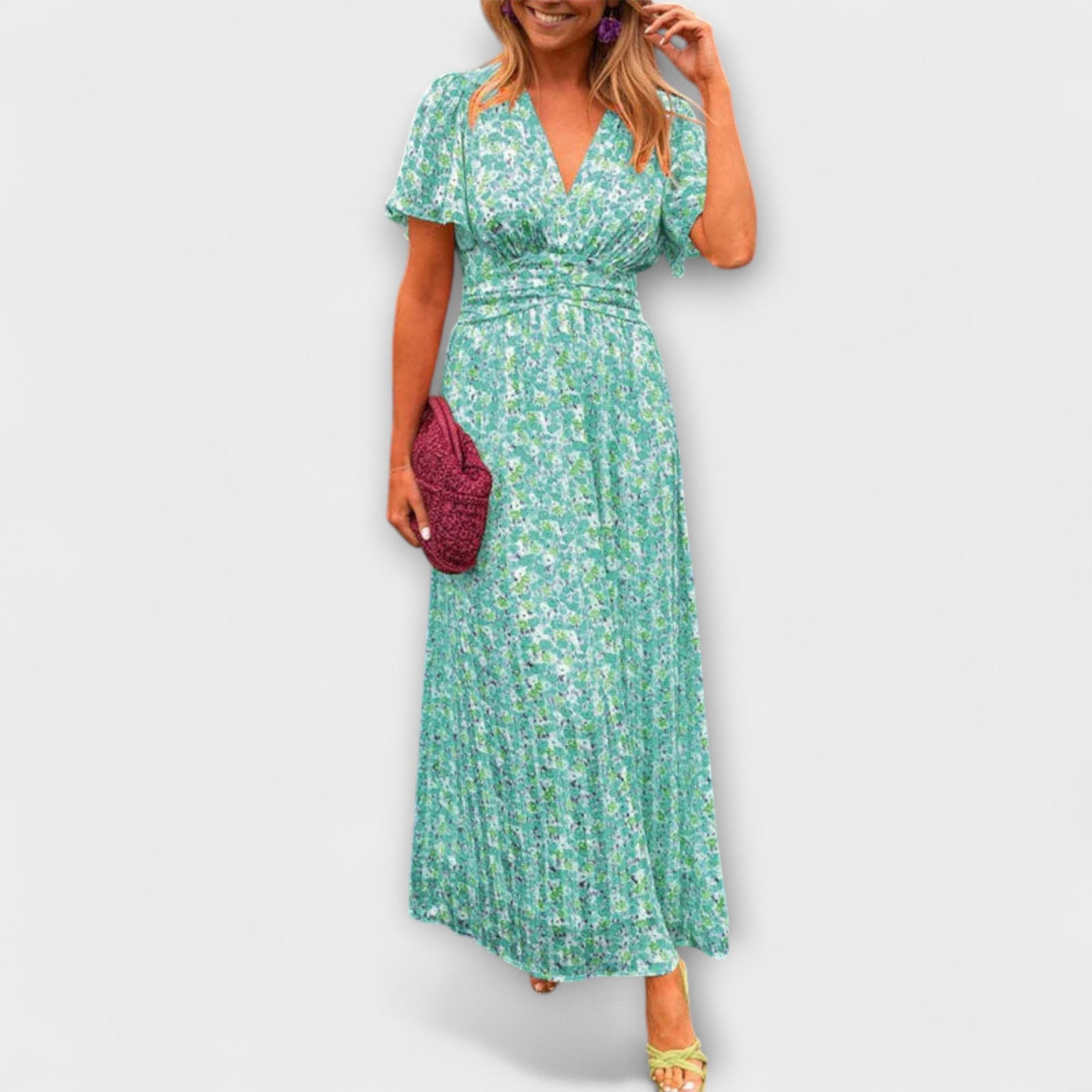 Elsie - Robe Classique à Col V