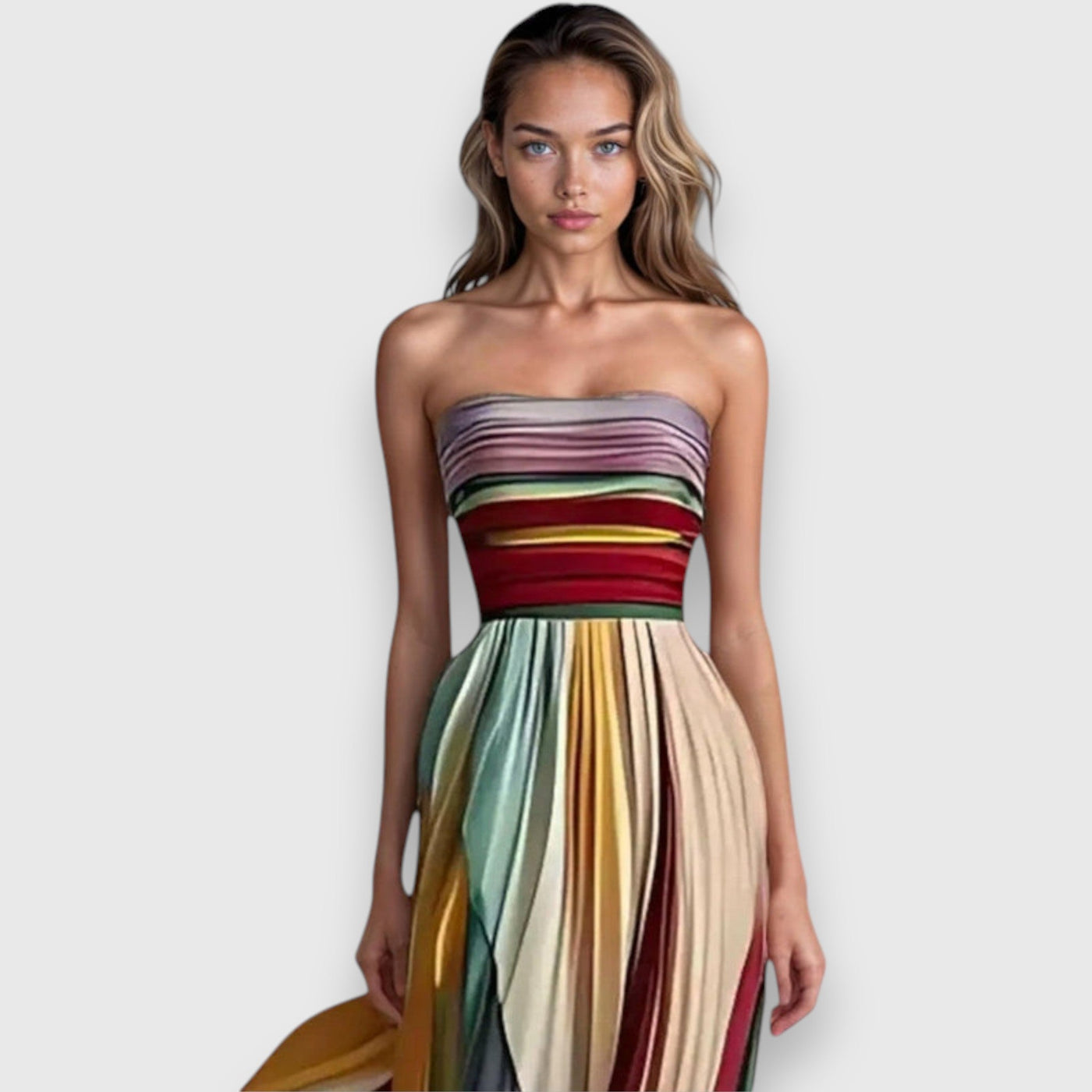 Florine – Robe d'été en tissu premium